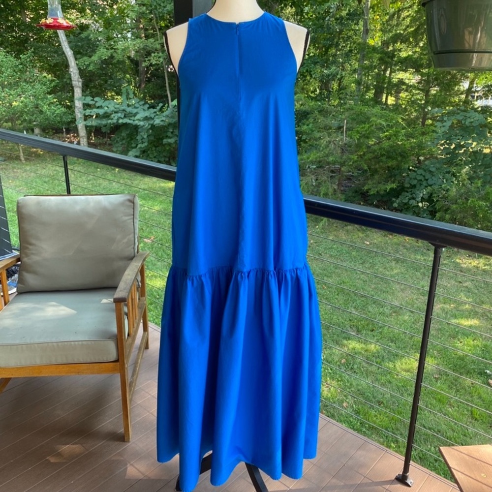 💙 COS. Blue Sleeveless Halter Maxi Dress, Size 2. THIS DRESS IS GORGEOUS ! 💙